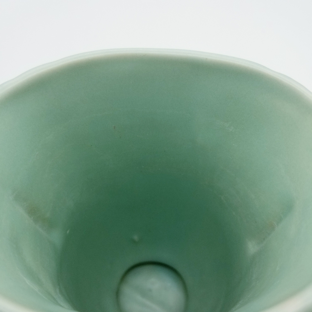Weller Pottery Green Floral Vase Vintage - Picture 9 of 11